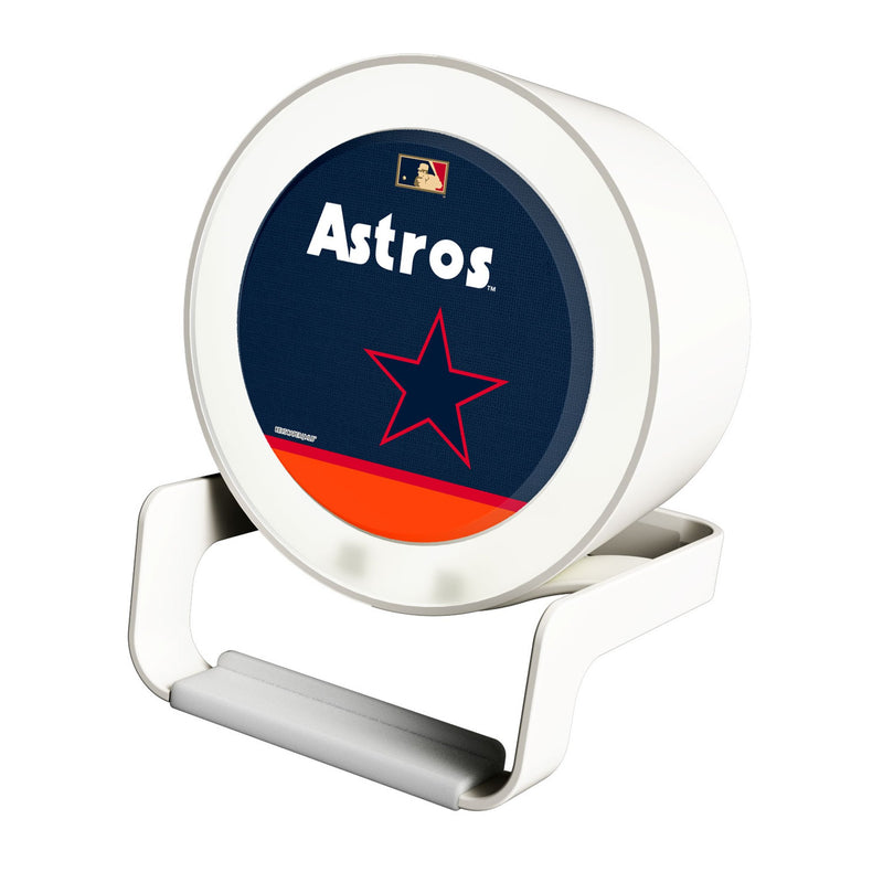 Houston Astros 1975-1981 - Cooperstown Collection Endzone Solid Night Light Charger and Bluetooth Speaker