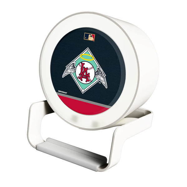 LA Angels 1961-1965 - Cooperstown Collection Endzone Solid Night Light Charger and Bluetooth Speaker