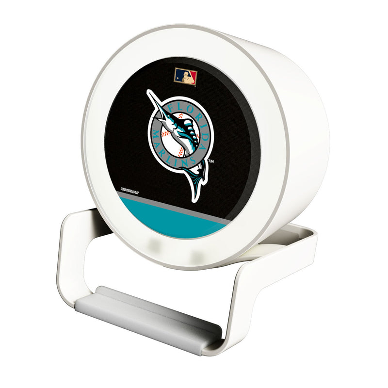 Miami Marlins 1993-2011 - Cooperstown Collection Endzone Solid Night Light Charger and Bluetooth Speaker