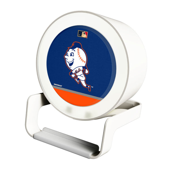 New York Mets 2014 - Cooperstown Collection Endzone Solid Night Light Charger and Bluetooth Speaker