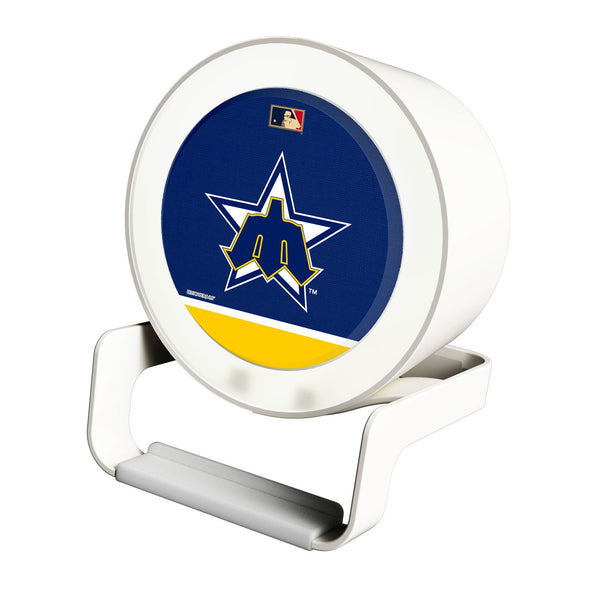 Seattle Mariners 1981-1986 - Cooperstown Collection Endzone Solid Night Light Charger and Bluetooth Speaker