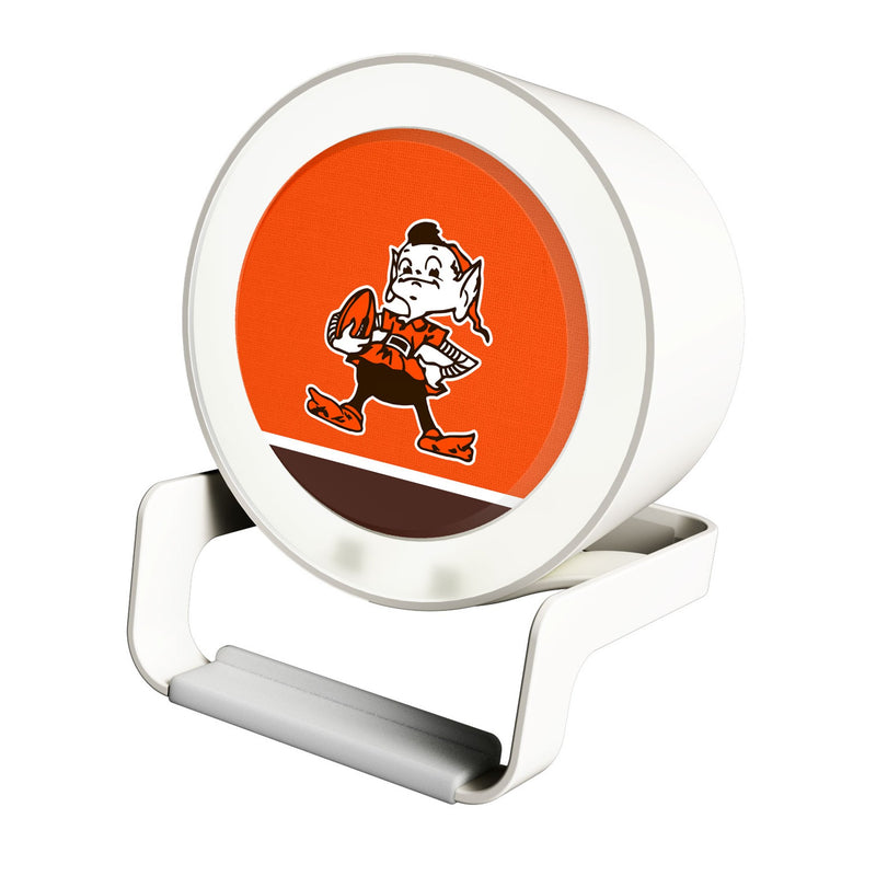 Cleveland Browns Historic Collection Endzone Solid Night Light Charger and Bluetooth Speaker