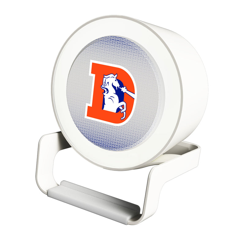 Denver Broncos 1993-1996 Historic Collection Linen Night Light Charger and Bluetooth Speaker