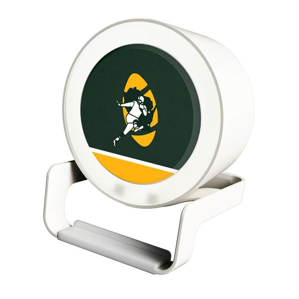 Green Bay Packers Historic Collection Endzone Solid Night Light Charger and Bluetooth Speaker