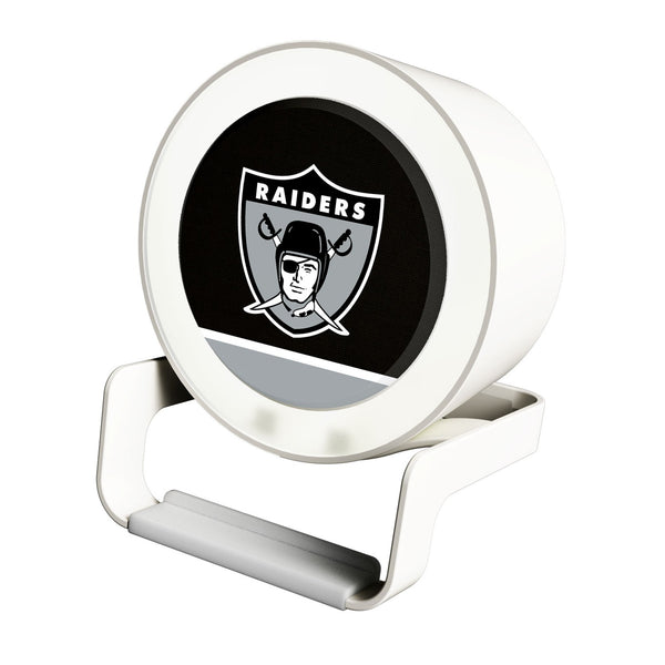 Oakland Raiders 1963 Historic Collection Endzone Solid Night Light Charger and Bluetooth Speaker