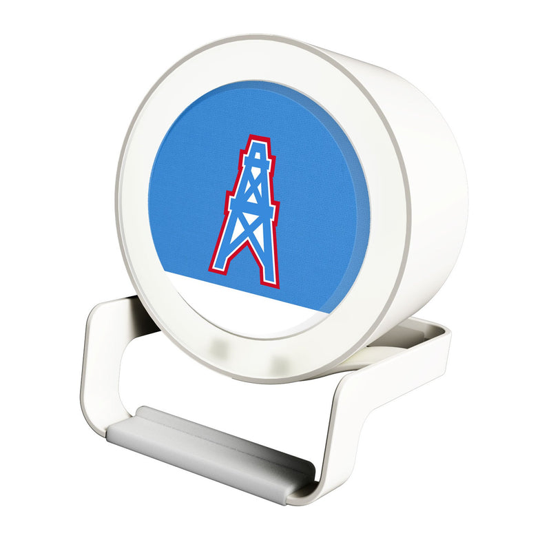 Houston Oilers Historic Collection Endzone Solid Night Light Charger and Bluetooth Speaker