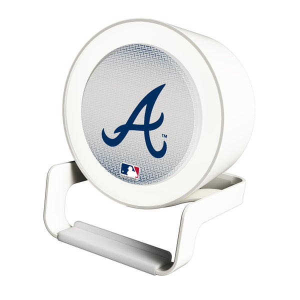 Atlanta Braves Linen Night Light Charger and Bluetooth Speaker