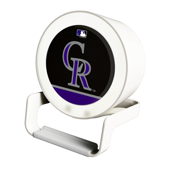 Colorado Rockies Endzone Solid Night Light Charger and Bluetooth Speaker