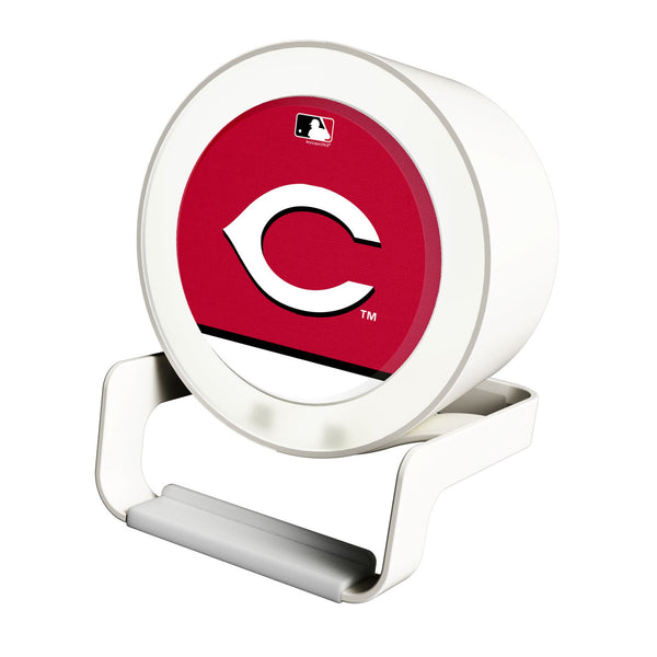 Cincinnati Reds Endzone Solid Night Light Charger and Bluetooth Speaker