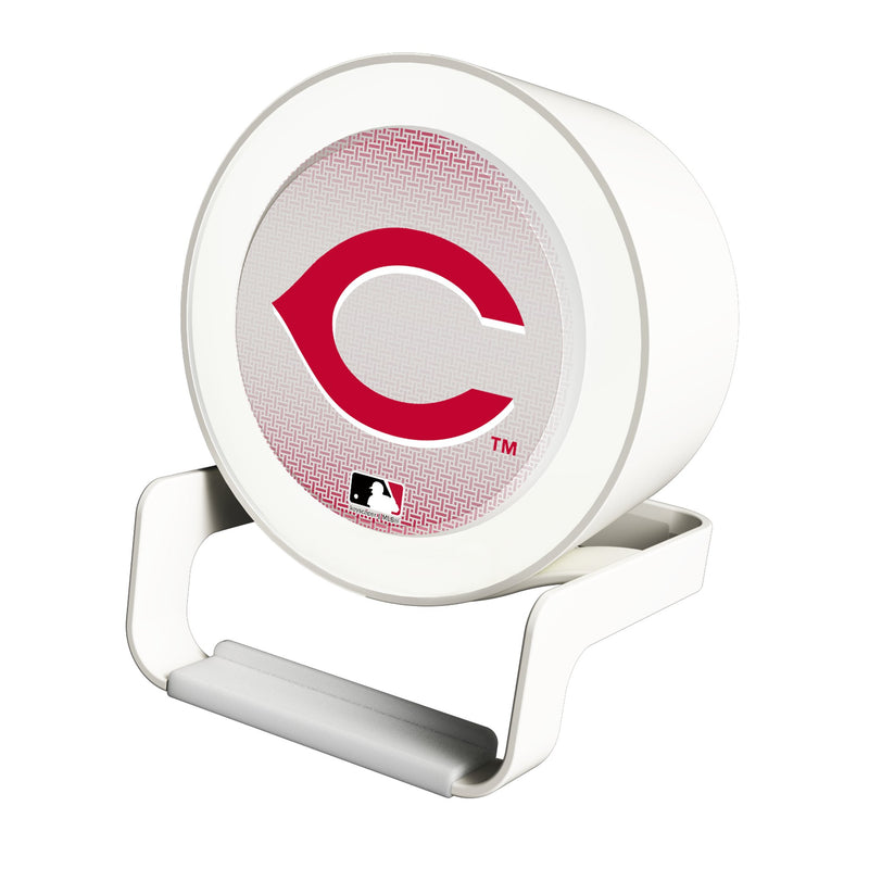 Cincinnati Reds Linen Night Light Charger and Bluetooth Speaker