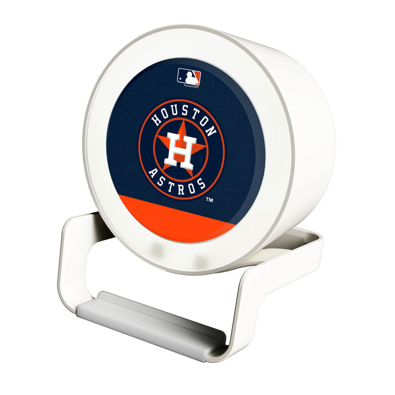 Houston Astros Endzone Solid Night Light Charger and Bluetooth Speaker