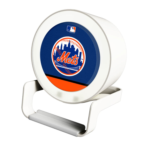 New York Mets Endzone Solid Night Light Charger and Bluetooth Speaker