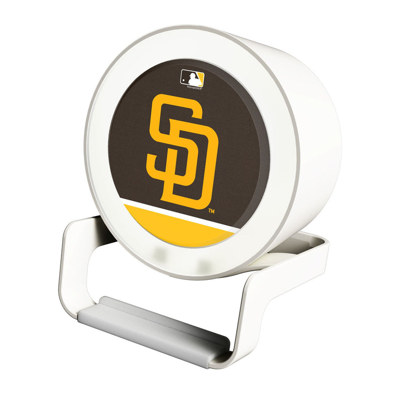 San Diego Padres Endzone Solid Night Light Charger and Bluetooth Speaker