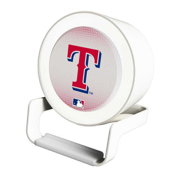 Texas Rangers Linen Night Light Charger and Bluetooth Speaker