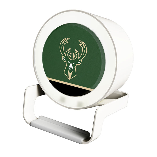 Milwaukee Bucks Endzone Solid Night Light Charger and Bluetooth Speaker