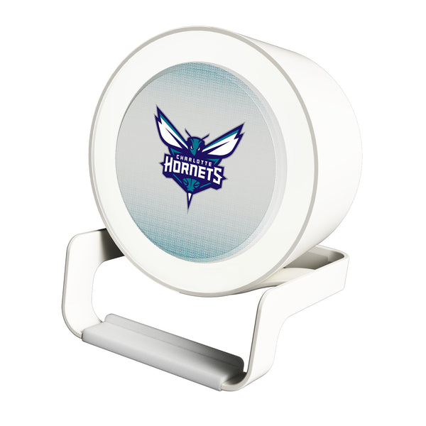 Charlotte Hornets Linen Night Light Charger and Bluetooth Speaker