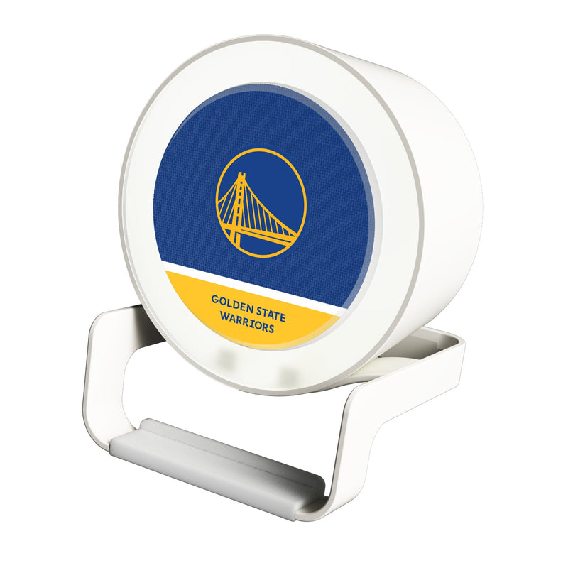 Golden State Warriors Endzone Solid Night Light Charger and Bluetooth Speaker