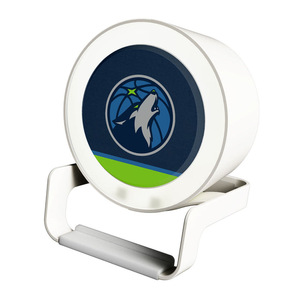 Minnesota Timberwolves Endzone Solid Night Light Charger and Bluetooth Speaker