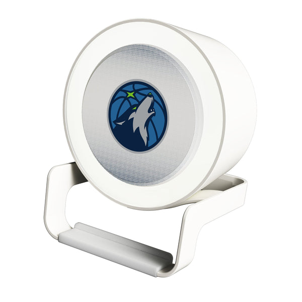 Minnesota Timberwolves Linen Night Light Charger and Bluetooth Speaker