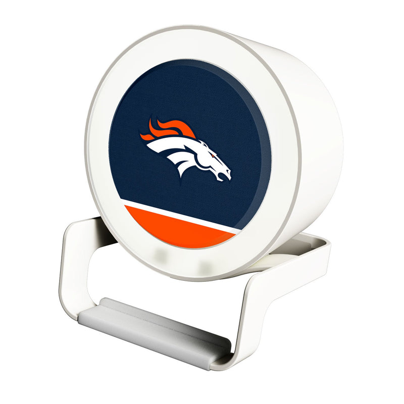 Denver Broncos Endzone Solid Night Light Charger and Bluetooth Speaker