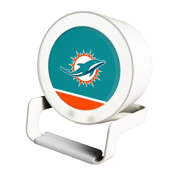 Miami Dolphins Endzone Solid Night Light Charger and Bluetooth Speaker