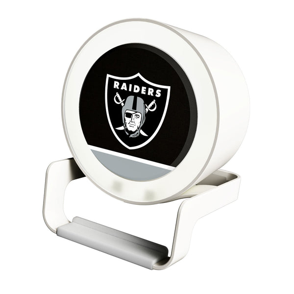 Las Vegas Raiders Endzone Solid Night Light Charger and Bluetooth Speaker