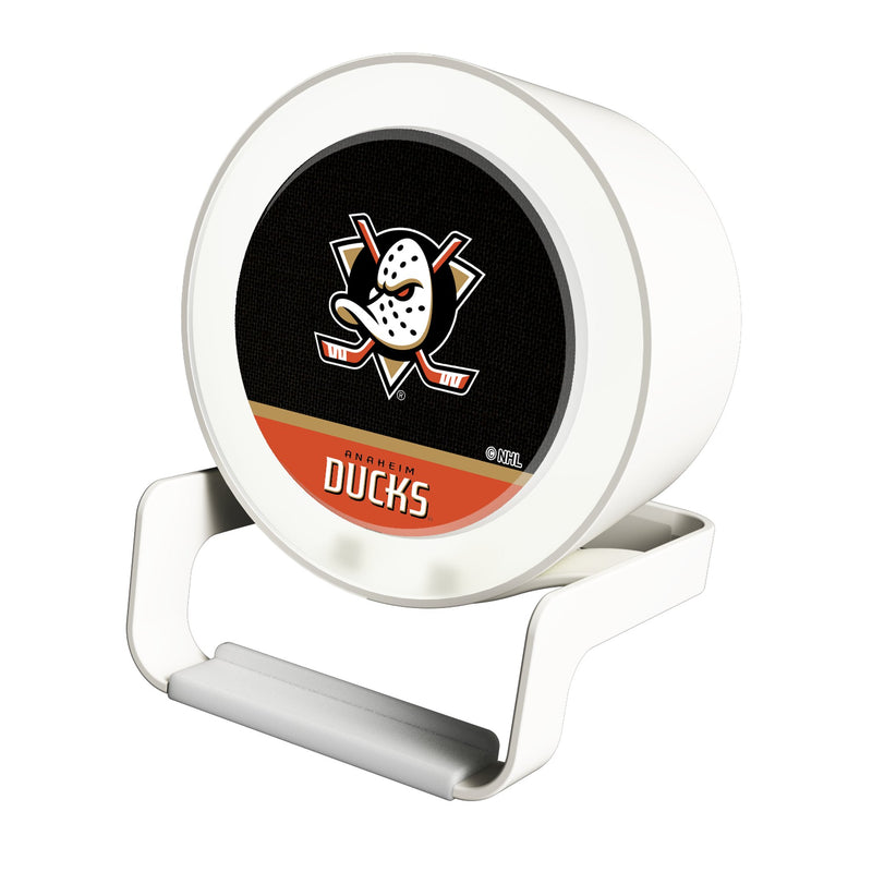 Anaheim Ducks Endzone Solid Night Light Charger and Bluetooth Speaker