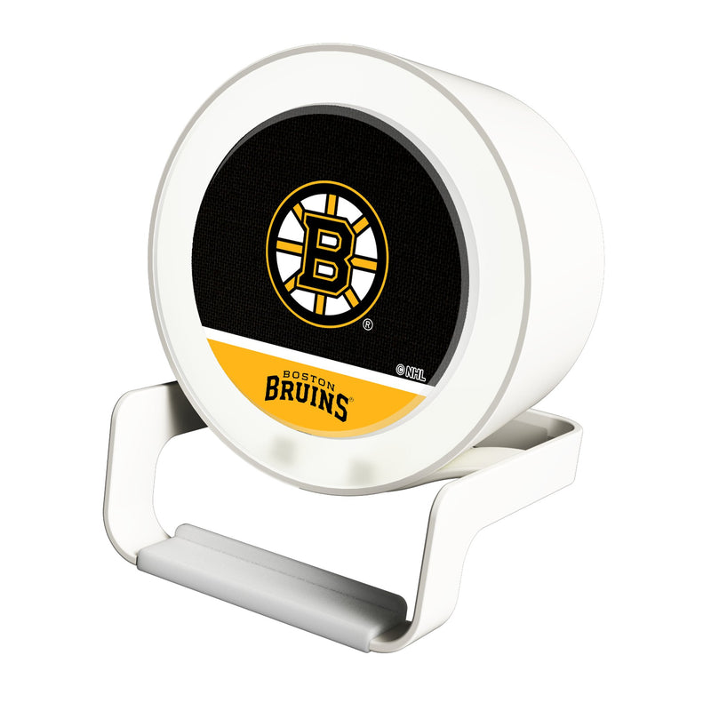 Boston Bruins Endzone Solid Night Light Charger and Bluetooth Speaker