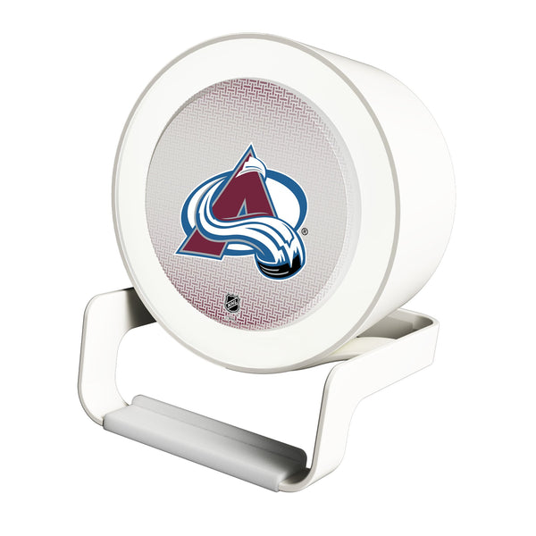 Colorado Avalanche Linen Night Light Charger and Bluetooth Speaker