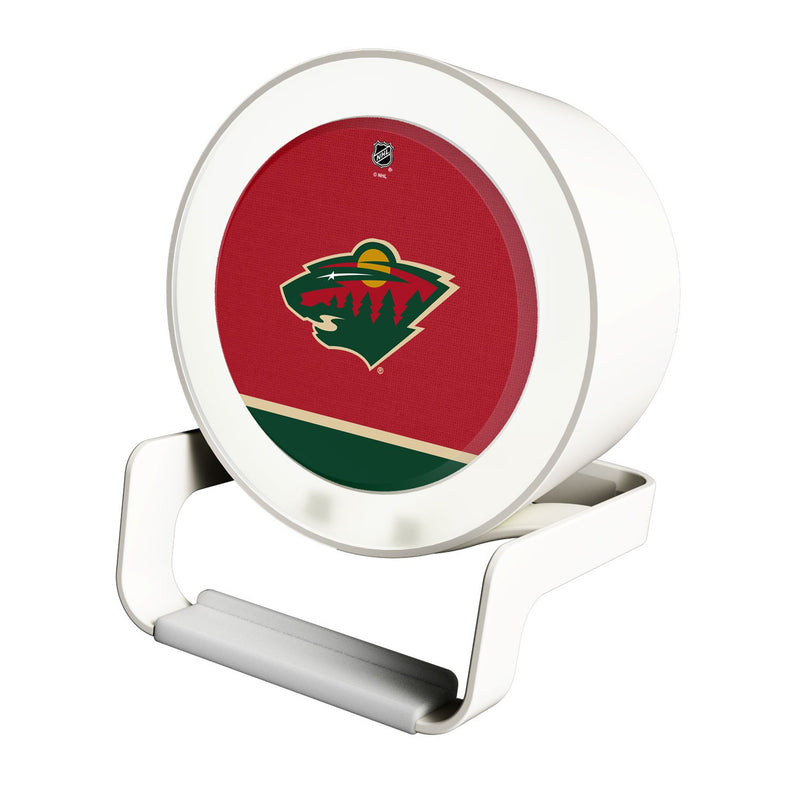 Minnesota Wild Endzone Solid Night Light Charger and Bluetooth Speaker