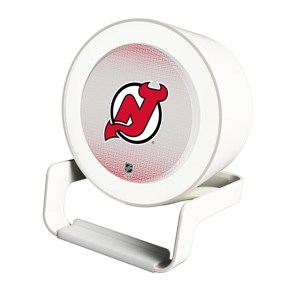 New Jersey Devils Linen Night Light Charger and Bluetooth Speaker