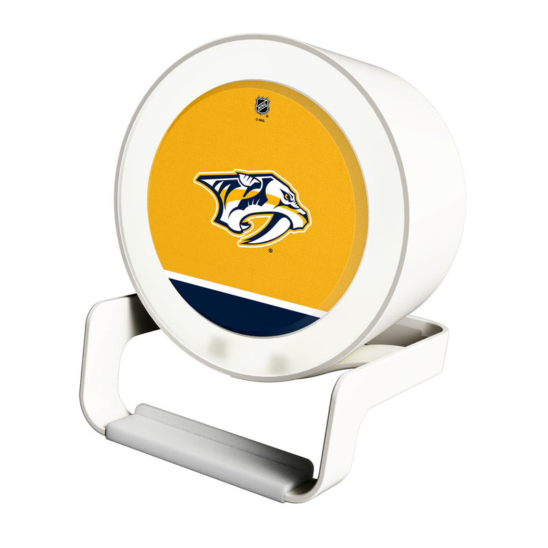 Nashville Predators Endzone Solid Night Light Charger and Bluetooth Speaker