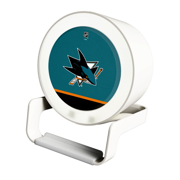 San Jose Sharks Endzone Solid Night Light Charger and Bluetooth Speaker