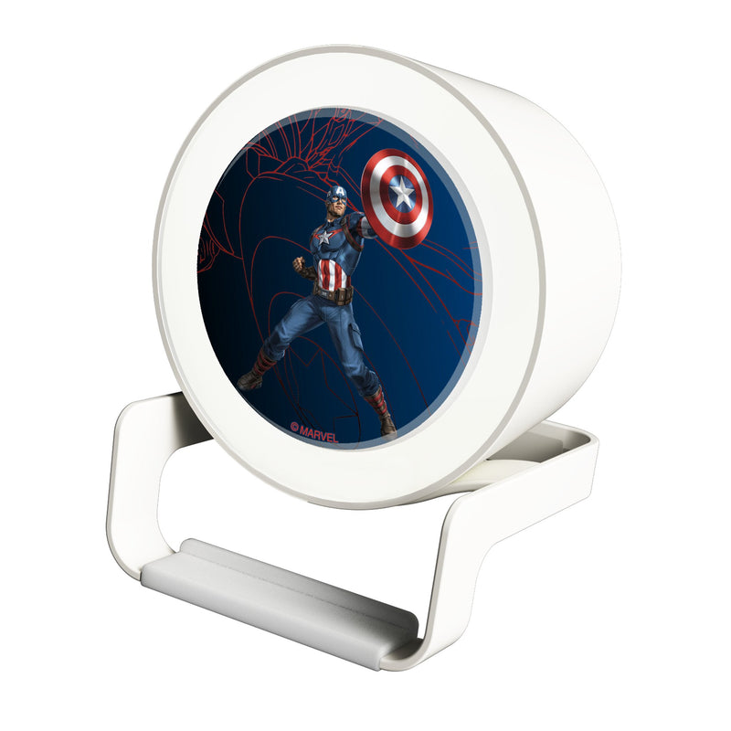 Marvel Avengers Captain America MechLine Night Light Charger and Bluetooth Speaker