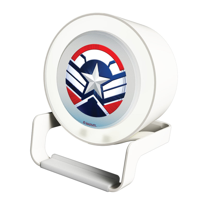 Marvel Avengers Sam Wilson Captain America Grid Night Light Charger and Bluetooth Speaker