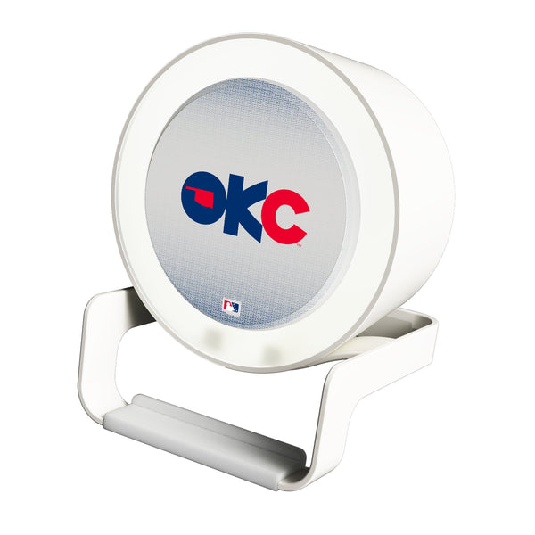 Oklahoma City Baseball Club Linen Night Light Charger and Bluetooth Speaker