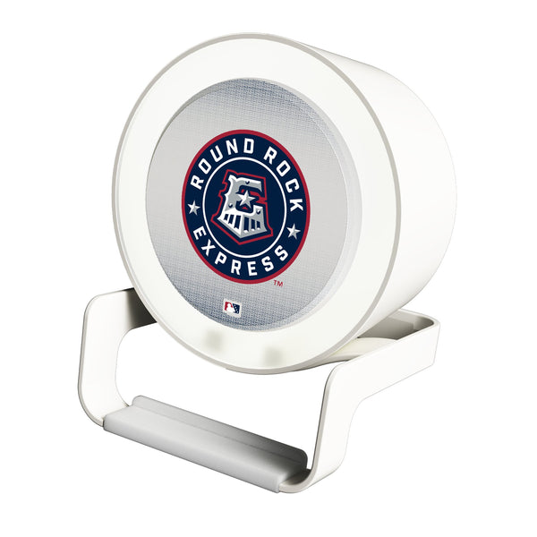 Round Rock Express Linen Night Light Charger and Bluetooth Speaker