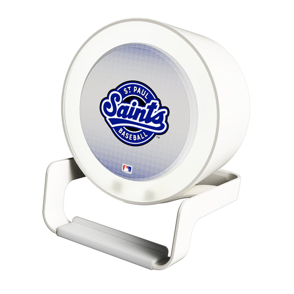 St. Paul Saints Linen Night Light Charger and Bluetooth Speaker