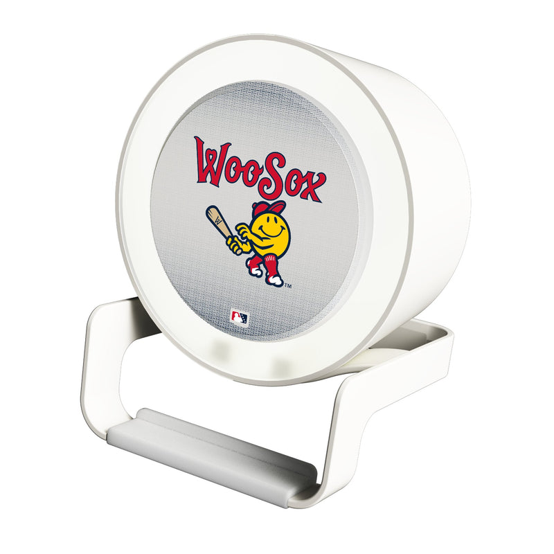 Worcester Red Sox Linen Night Light Charger and Bluetooth Speaker