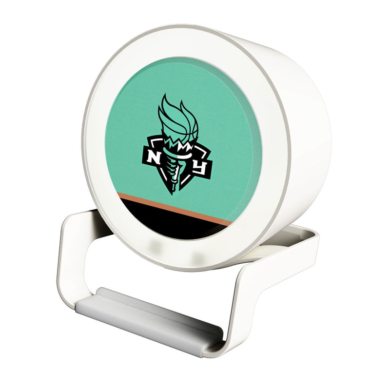 New York Liberty Endzone Solid Night Light Charger and Bluetooth Speaker