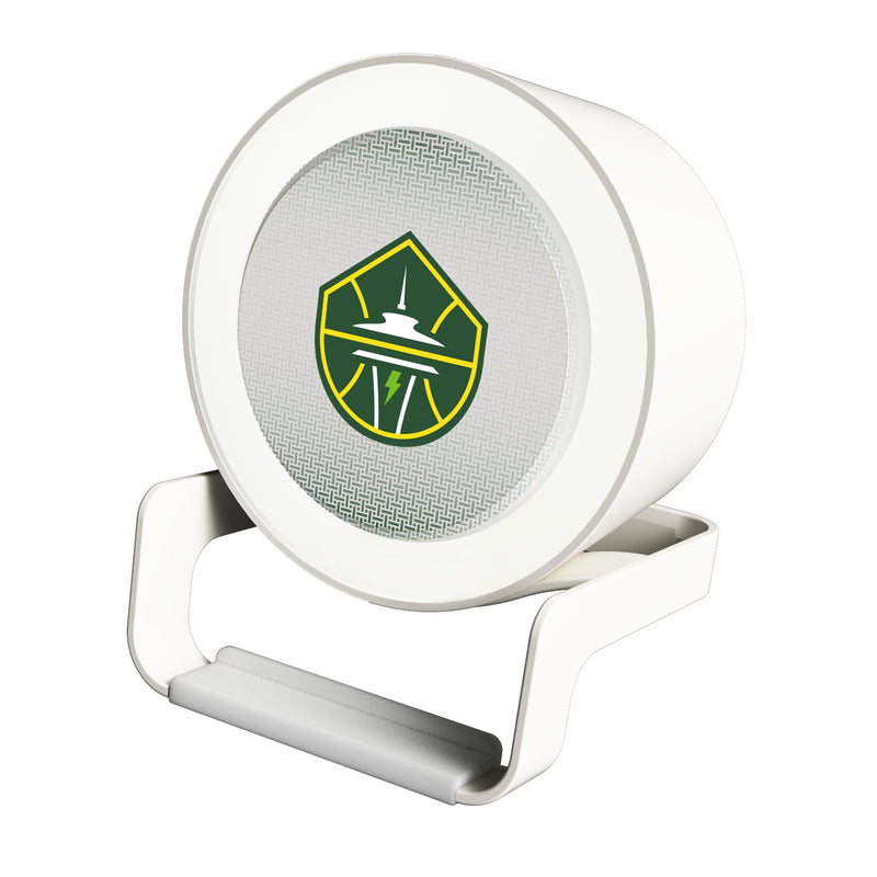 Seattle Storm Linen Night Light Charger and Bluetooth Speaker