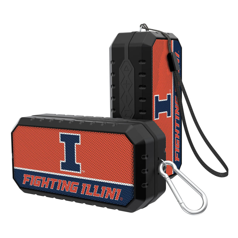 University of Illinois Fighting Illini Endzone Solid Bluetooth Speaker