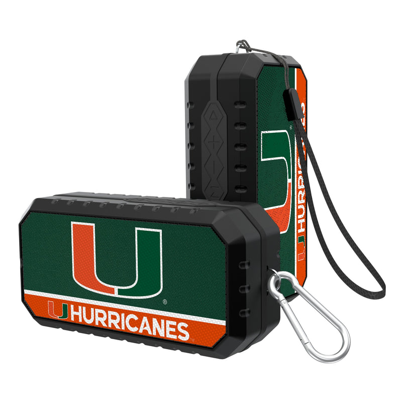 University of Miami Hurricanes Endzone Solid Bluetooth Speaker