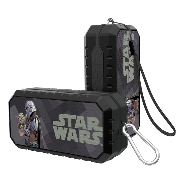 Star Wars: The Mandalorian Grogu and Din Djarin Color Block Bluetooth Speaker