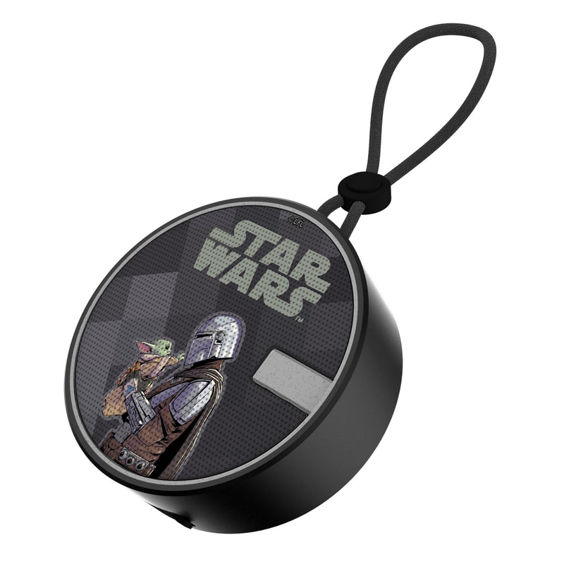 Star Wars: The Mandalorian Grogu and Din Djarin Color Block Waterproof Speaker