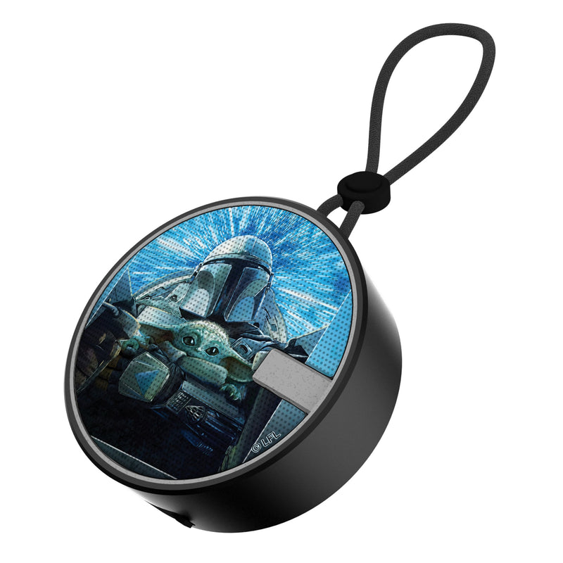 Star Wars: The Mandalorian Grogu and Din Djarin Portrait Waterproof Speaker