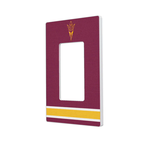 Arizona State University Sun Devils Stripe Hidden-Screw Light Switch Plate