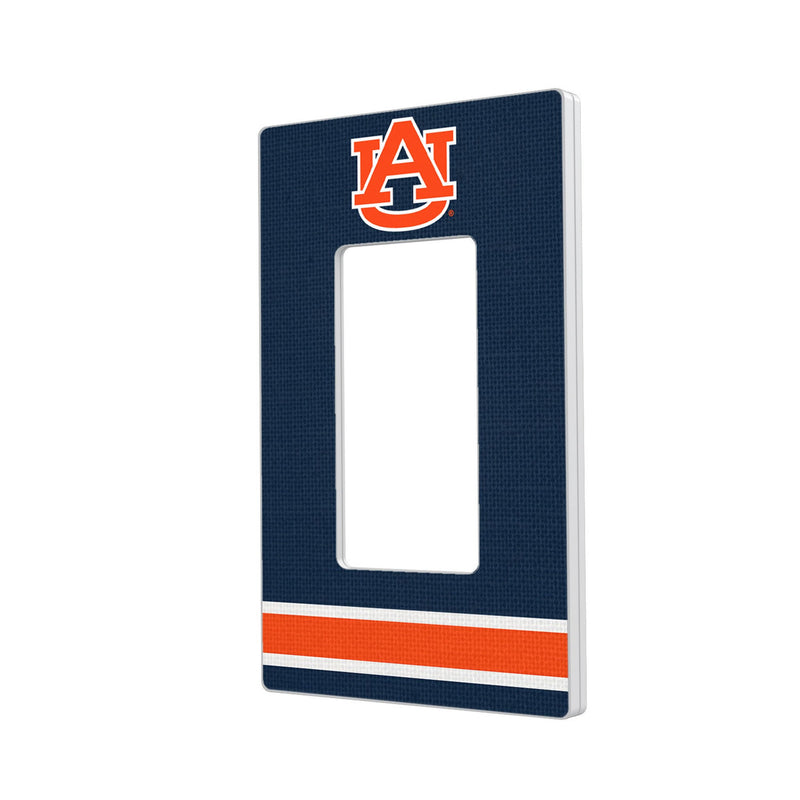 University of Auburn Tigers Stripe Hidden-Screw Light Switch Plate