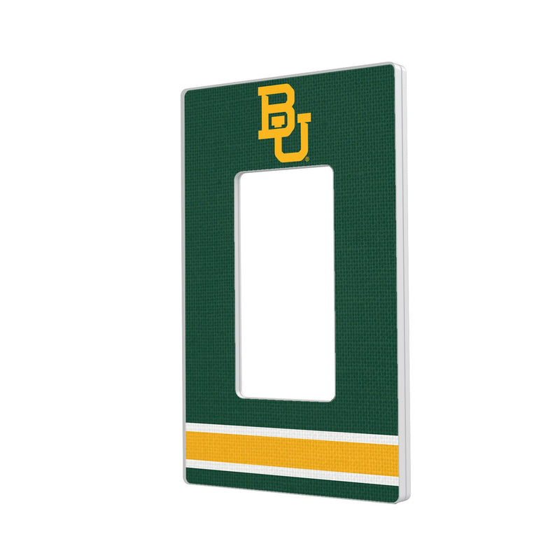 Baylor University Bears Stripe Hidden-Screw Light Switch Plate