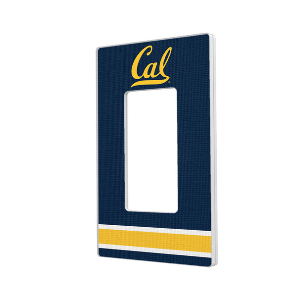 University of California Berkeley Golden Bears Stripe Hidden-Screw Light Switch Plate